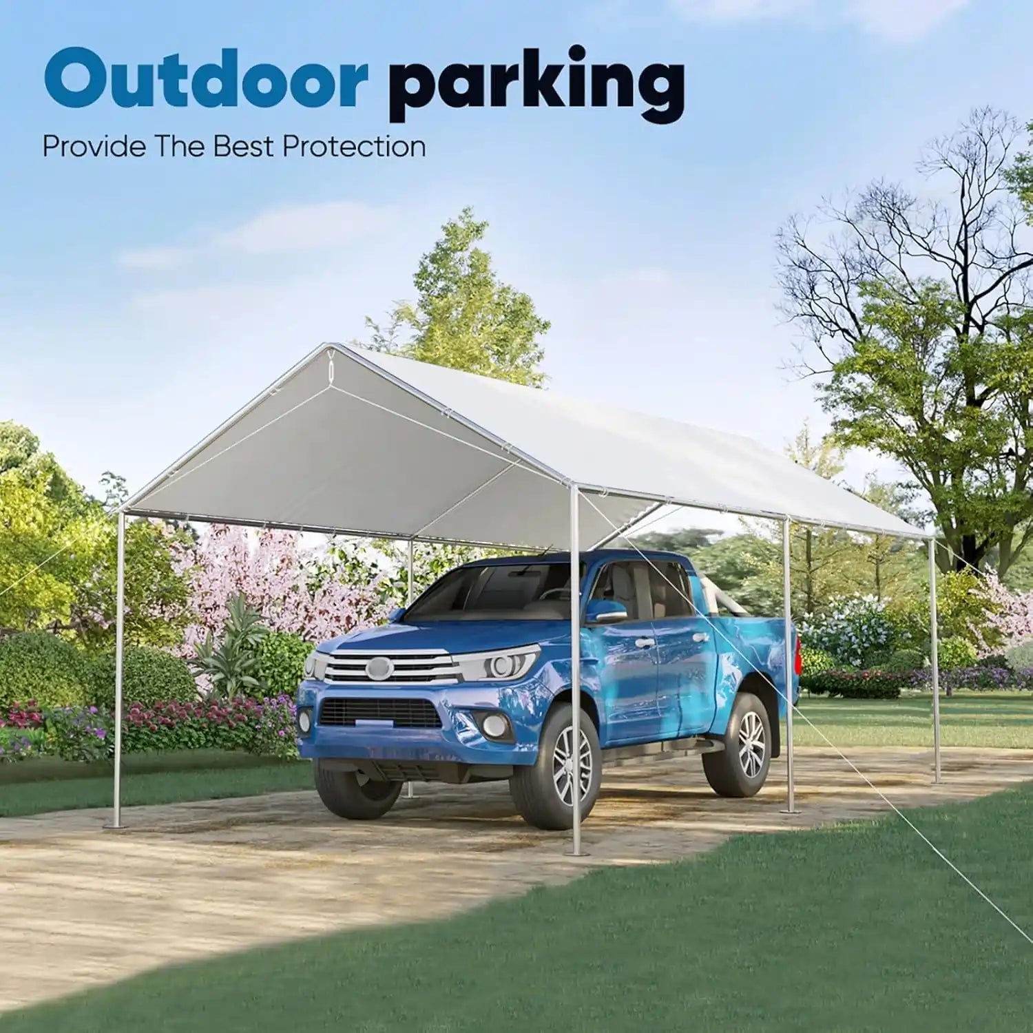 10' x 15' Heavy Duty Car Canopy