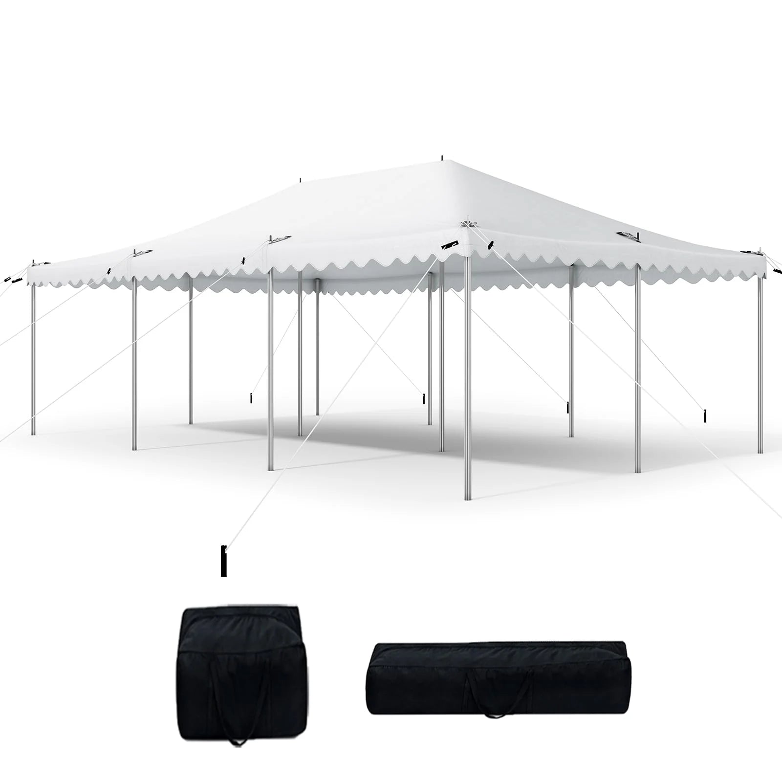 Quictent 20x30 Pole Party Tent White#size_20x30ft-White