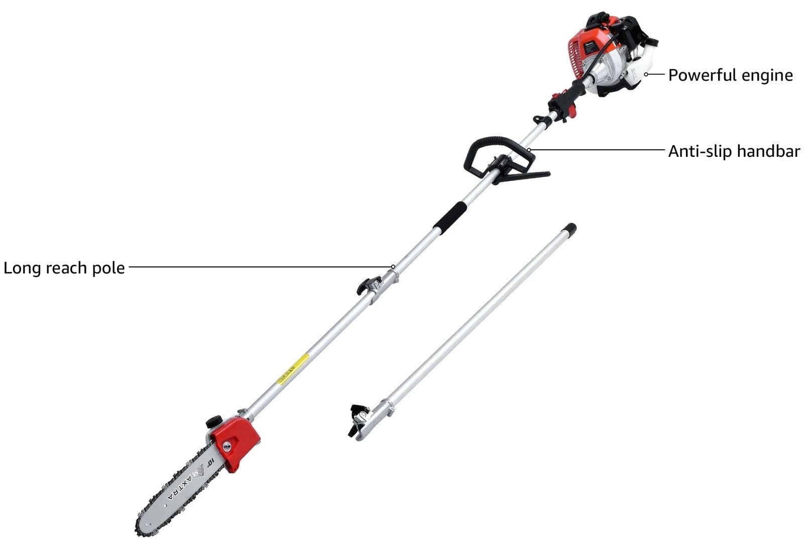 16 Feet Extendable Tree Hedge Trimmer#style_fixed saw head