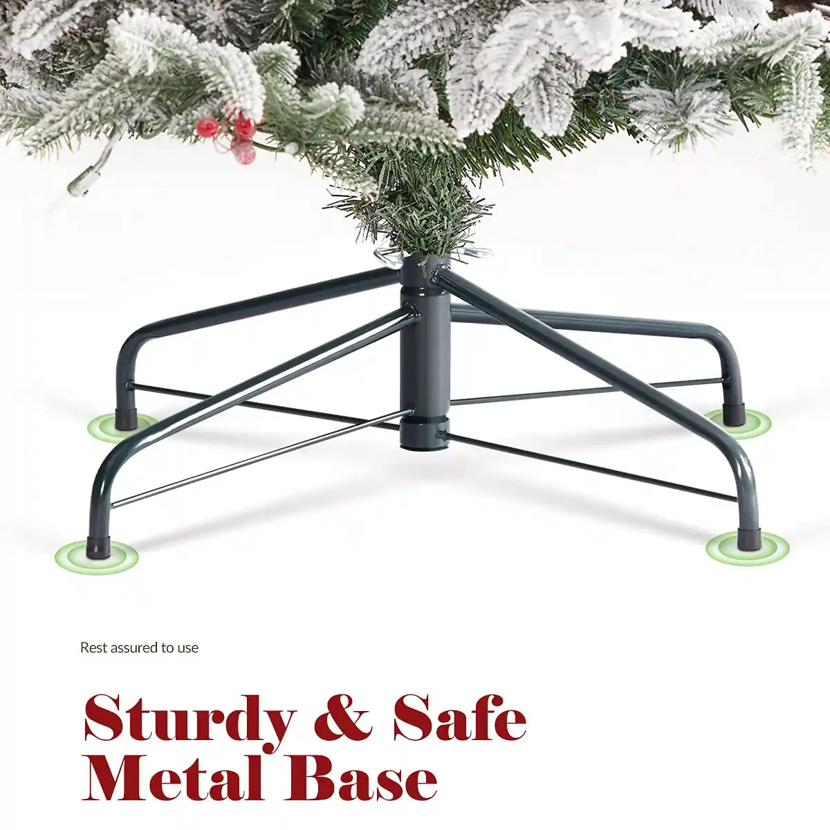 sturdier metal folding base#size_7.5FT