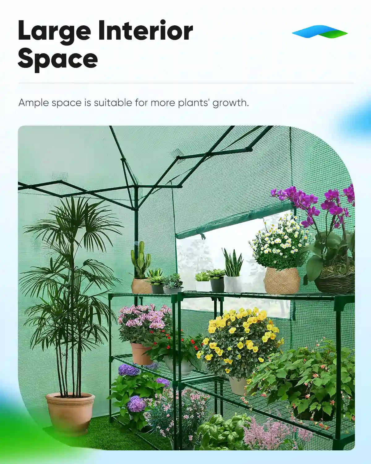 Suitable for most plants, vegetables, fruit saplings, or flowers