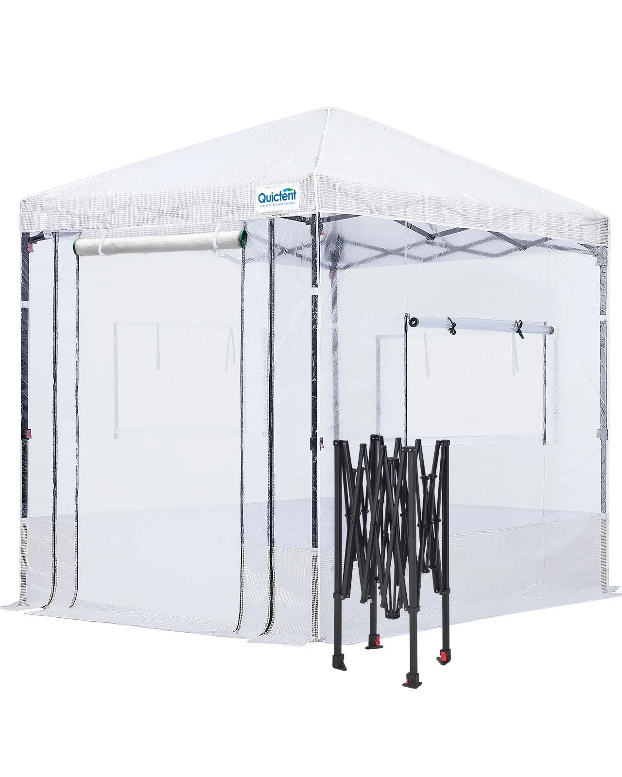 8'x6' Portable Pop-up Walk-in Greenhouse Clear