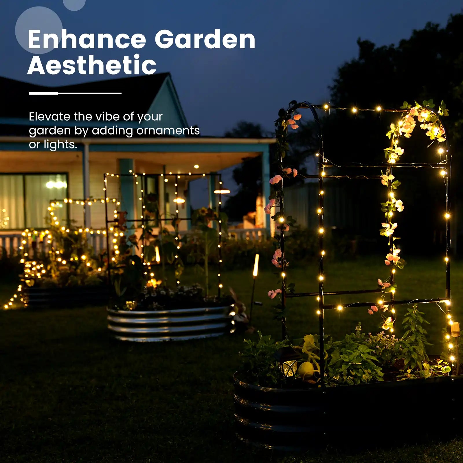 Enhance garden aesthetic#size_4x3x1ft