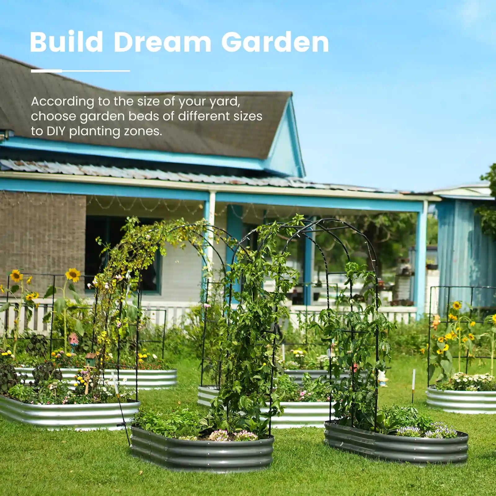 Build dream garden#size_8x4x1ft