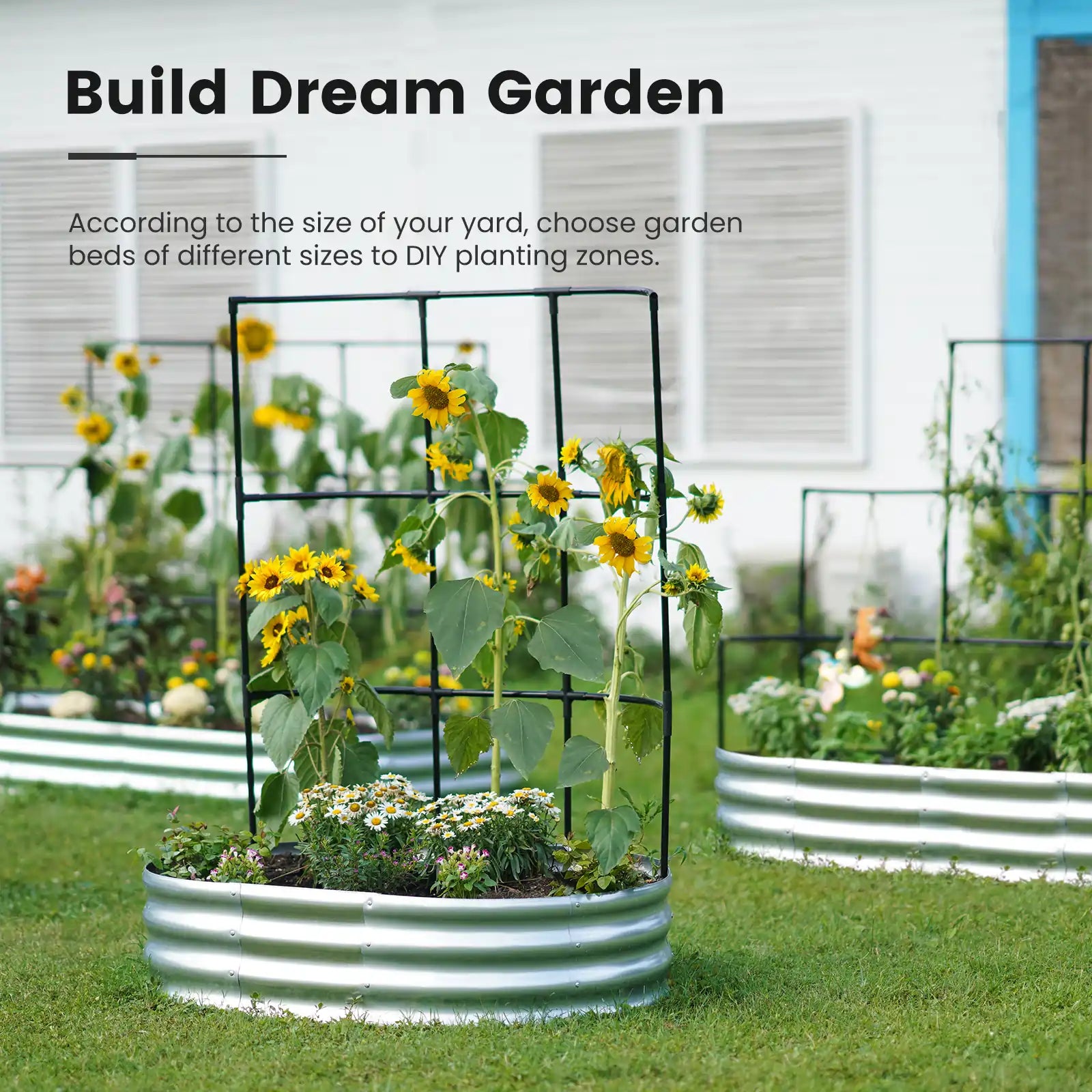 Build dream garden#size_6x3x1ft#color_silver